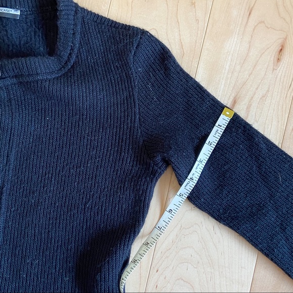 La Petite Francaise Knit Cropped Cardigan Black S - Picture 11 of 11